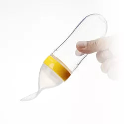 Baby Silicone Squeeze Bottle Spoon Feeder