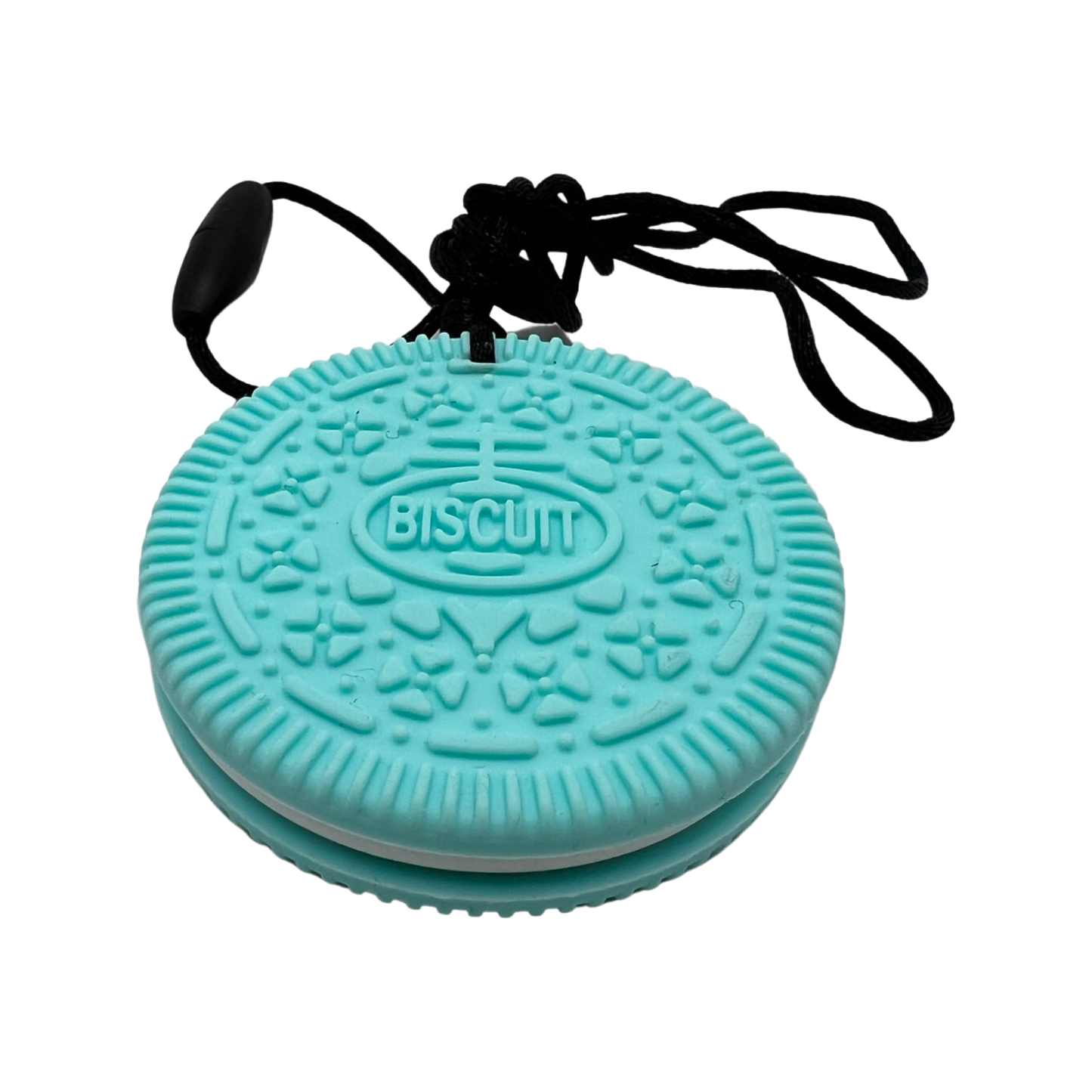 Light blue Silicone Chewy necklace for children & Adults