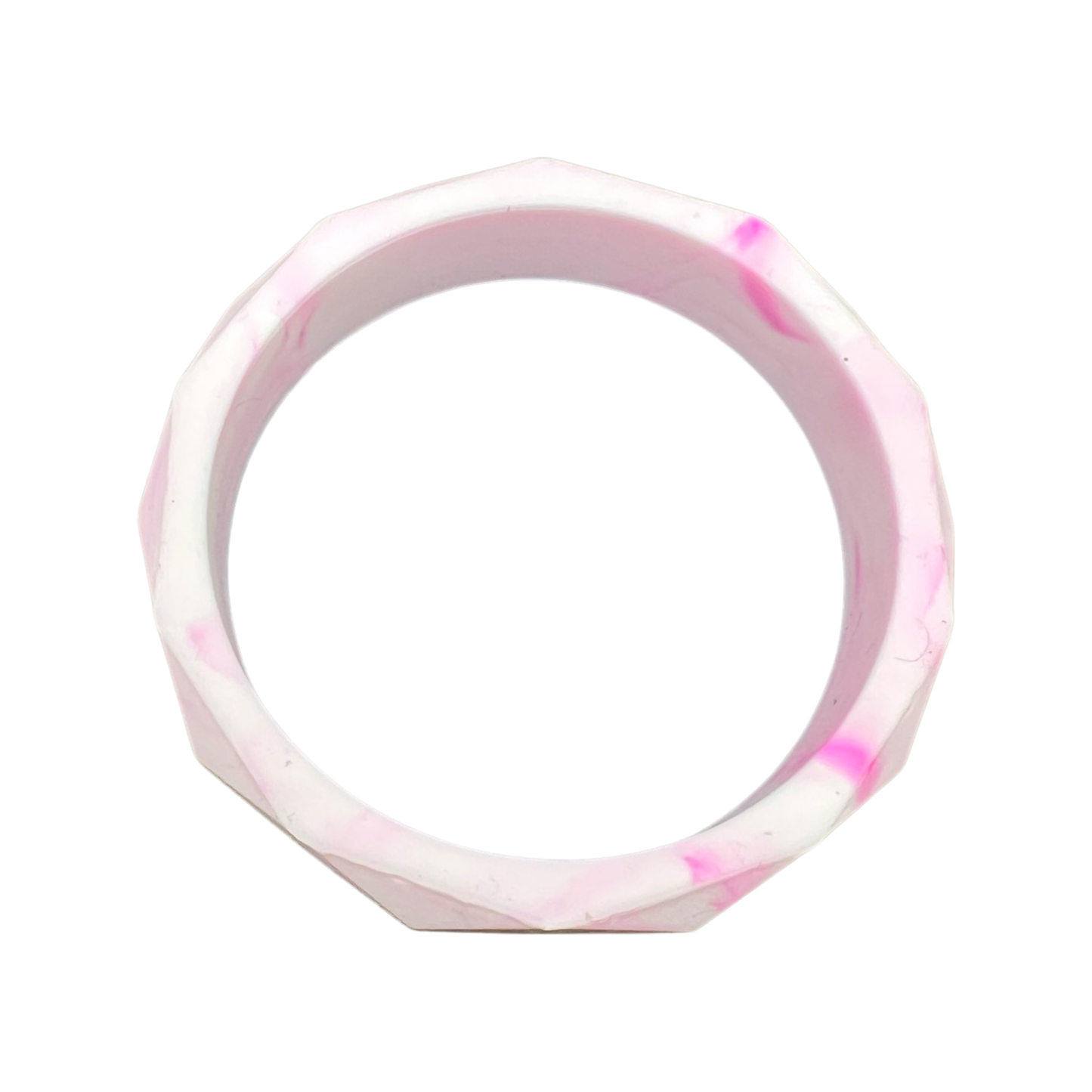 Silicone Diamond Cut Teething & Sensory Bangle