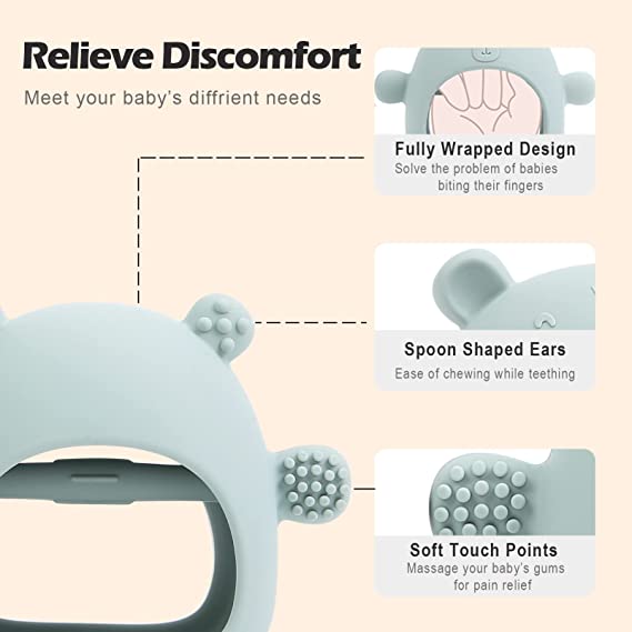 Description of silicone mitt.