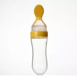Baby Silicone Squeeze Bottle Spoon Feeder